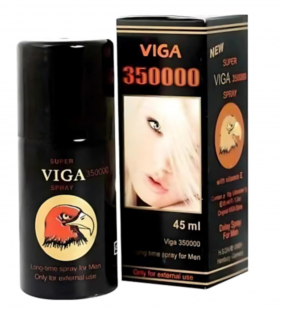 Super Viga 350000 – Spray Potenciador Retardante para Hombres