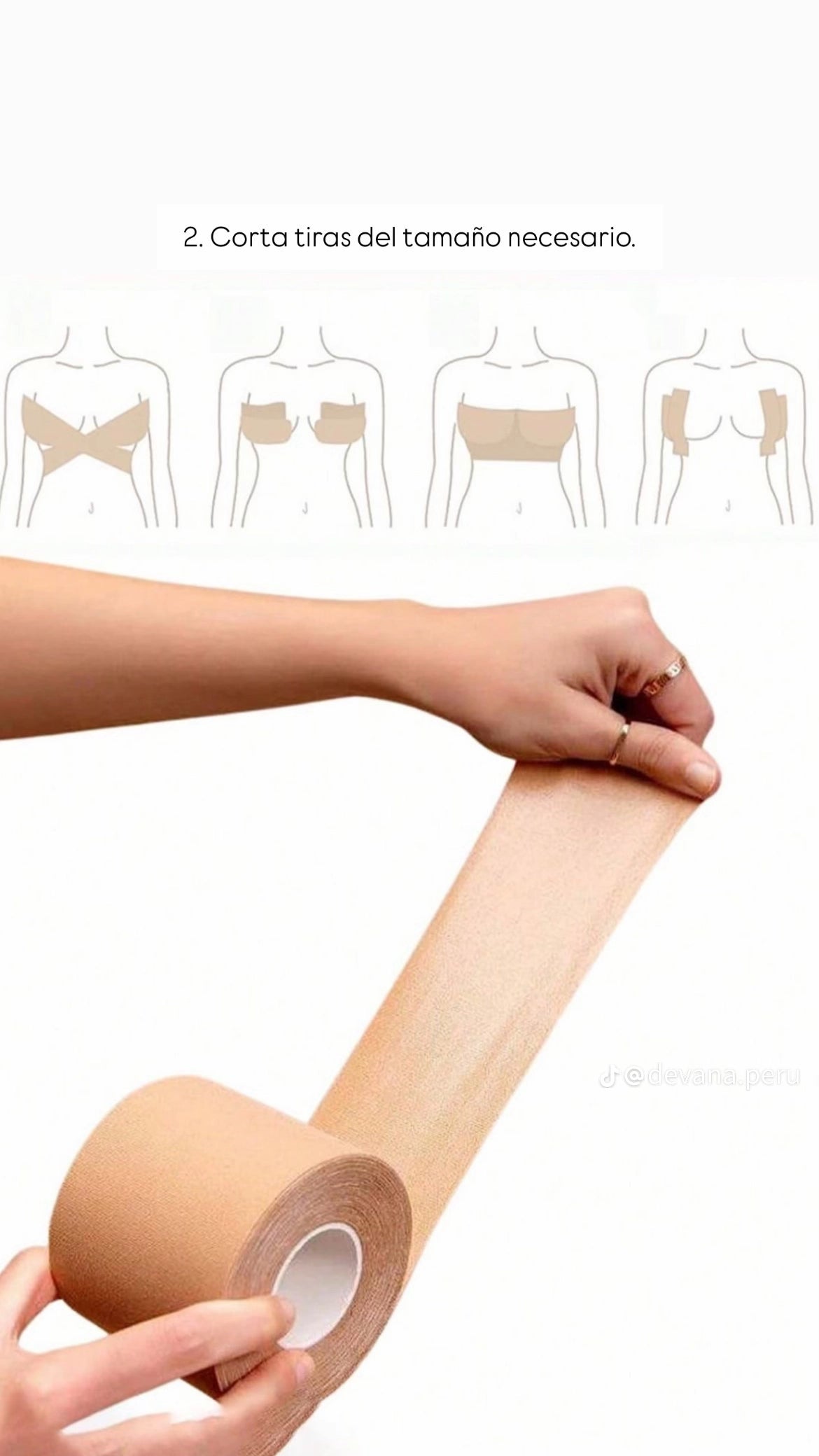 Boob Tape- Levanta y realza tu escote sin brasier